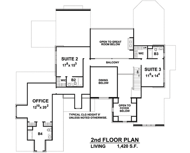 Upper/Second Floor Plan:10-1759