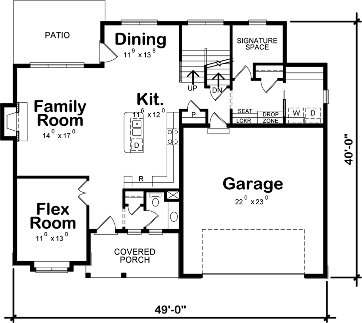 Main Floor Plan: 10-1766