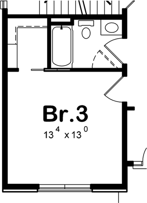 Craftsman Style Home Design Plan: 10-1768
