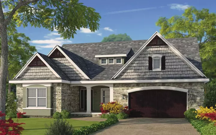 Country house plans 10-1777 - front exterior, 2,794 sq ft, 4 bed, 1 bath house plans | Monster House Plans