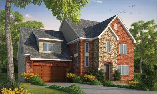 Traditional house plans 10-1778 - front exterior, 2,708 sq ft, 4 bed, 3 bath house plans | Monster House Plans