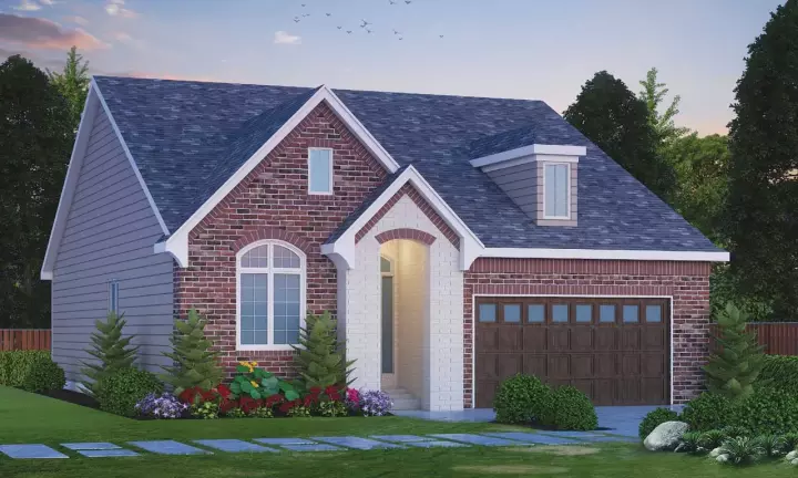 French Country house plans 10-1785 - front exterior, 1,742 sq ft, 2 bed, 2 bath house plans | Monster House Plans