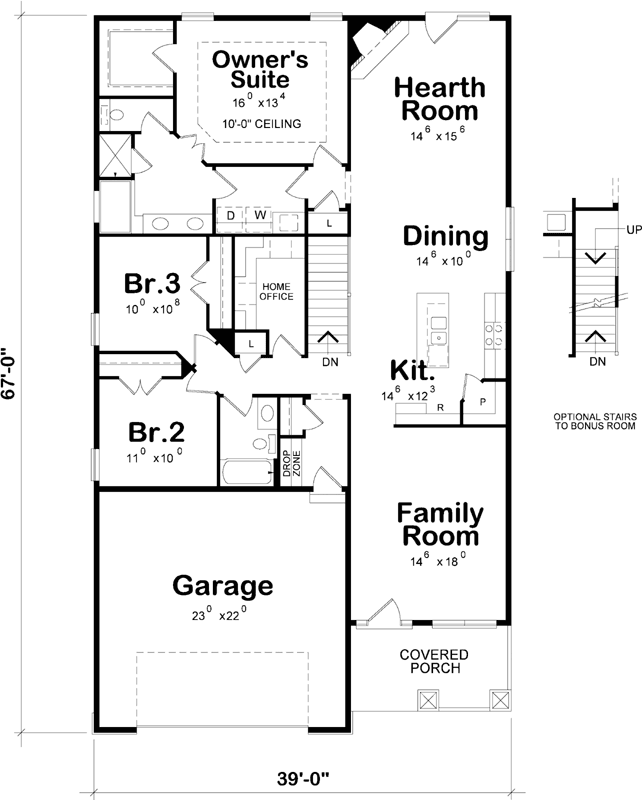 Main Floor Plan: 10-1794