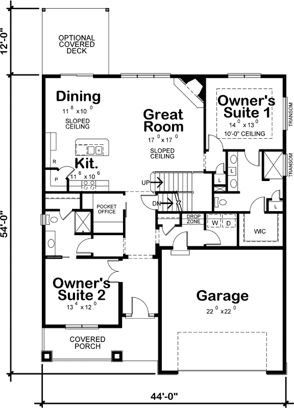 Main Floor Plan: 10-1808