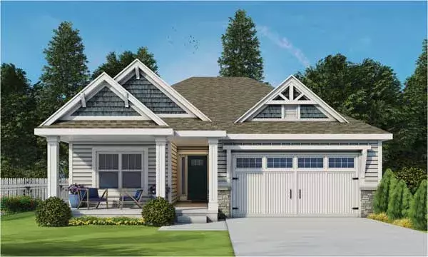 Craftsman house plans 10-1821 - front exterior, 1,886 sq ft, 3 bed, 2 bath house plans | Monster House Plans
