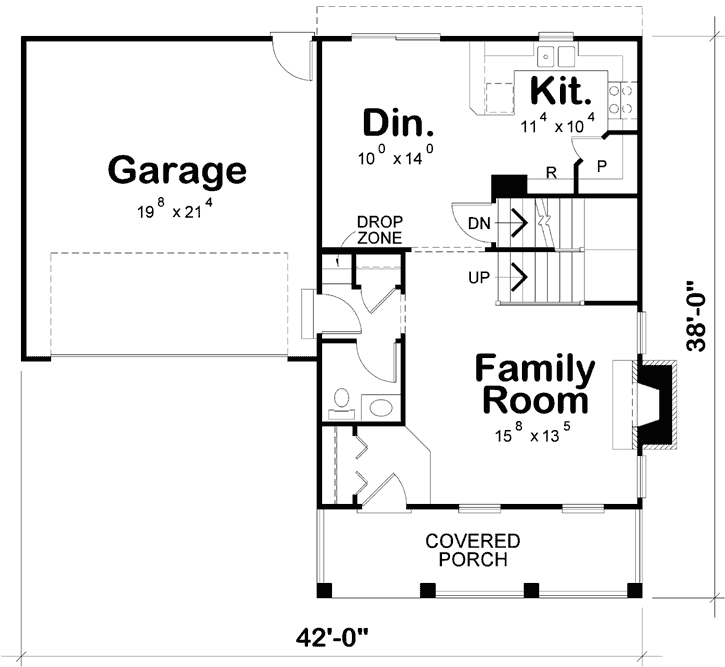 Main Floor Plan: 10-1825