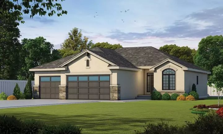 Traditional house plans 10-1844 - front exterior, 1,676 sq ft, 3 bed, 2 bath house plans | Monster House Plans