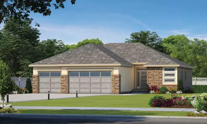 Mediterranean house plans 10-1845 - front exterior, 1,676 sq ft, 3 bed, 2 bath house plans | Monster House Plans