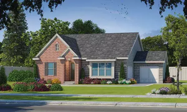 Traditional house plans 10-1852 - front exterior, 2,140 sq ft, 3 bed, 2 bath house plans | Monster House Plans