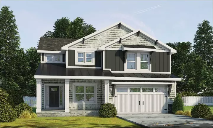 Craftsman house plans 10-1861 - front exterior, 2,314 sq ft, 4 bed, 2 bath house plans | Monster House Plans