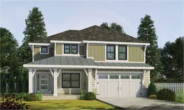Craftsman house plans 10-1862 - front exterior, 2,314 sq ft, 4 bed, 2 bath house plans | Monster House Plans