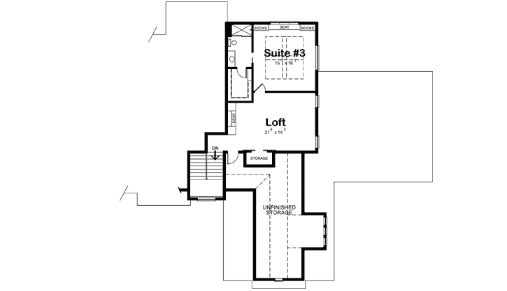 Upper/Second Floor Plan:10-1864