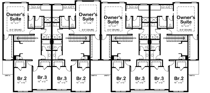 Upper/Second Floor Plan:10-1866