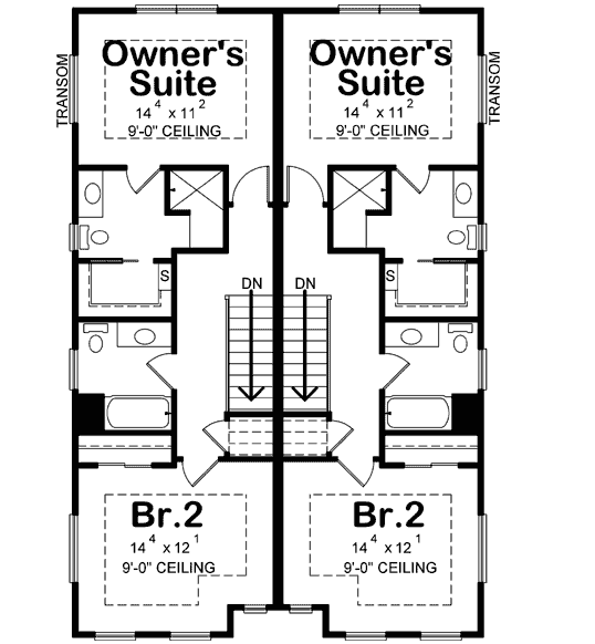 Upper/Second Floor Plan:10-1867