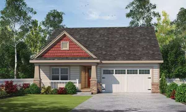 Craftsman house plans 10-1870 - front exterior, 2,666 sq ft, 3 bed, 3 bath house plans | Monster House Plans