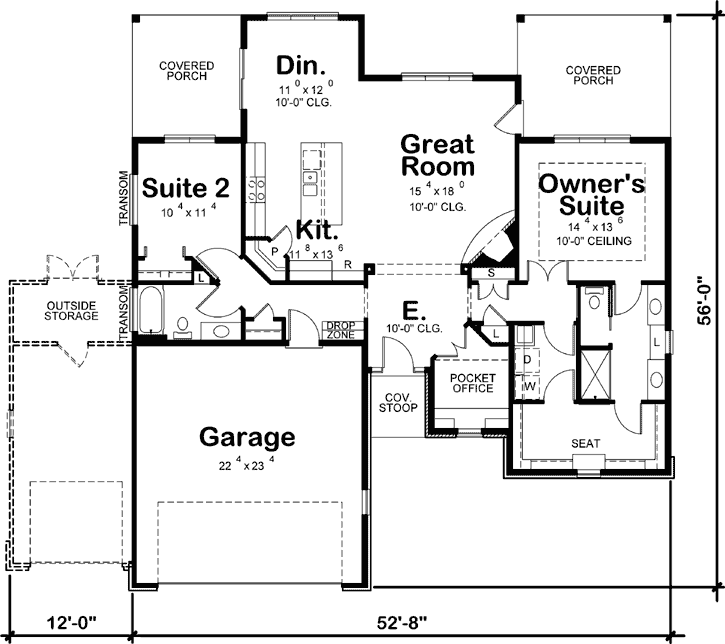 Main Floor Plan: 10-1871