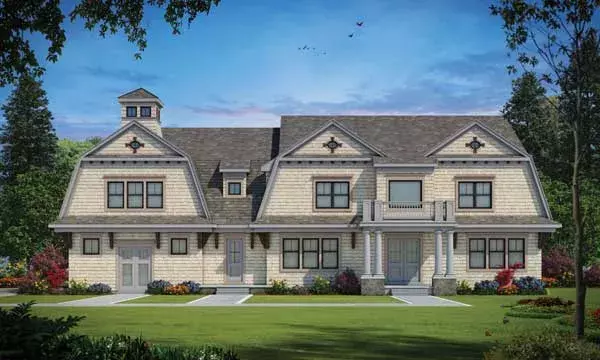 Hampton house plans 10-1873 - front exterior, 6,672 sq ft, 5 bed, 5 bath house plans | Monster House Plans