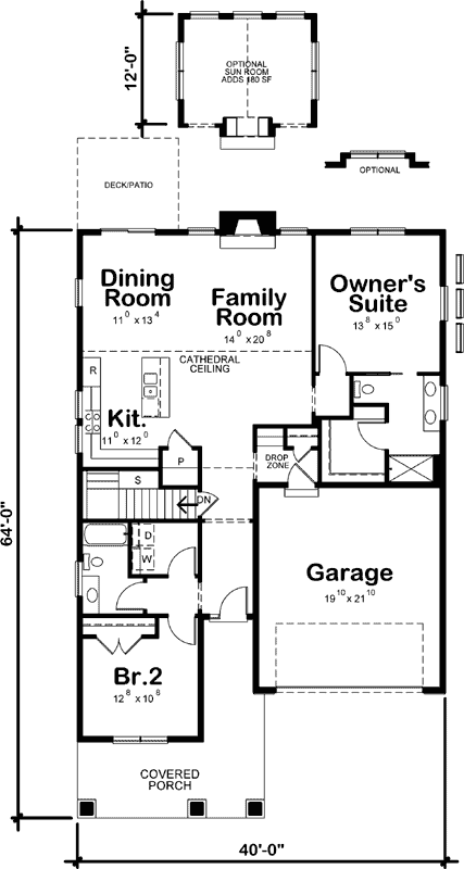 Main Floor Plan: 10-1882