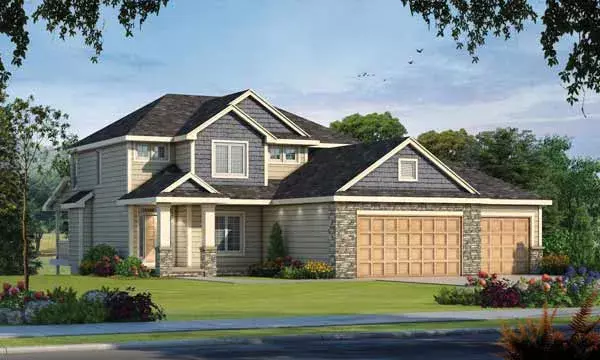 Craftsman house plans 10-1887 - front exterior, 3,296 sq ft, 5 bed, 3 bath house plans | Monster House Plans