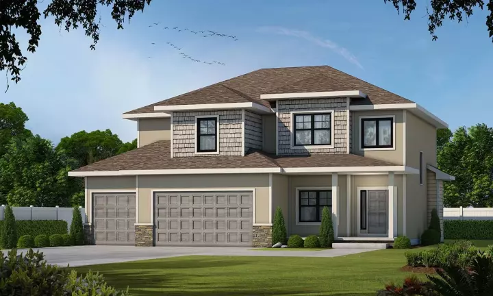 Traditional house plans 10-1905 - front exterior, 2,738 sq ft, 4 bed, 3 bath house plans | Monster House Plans