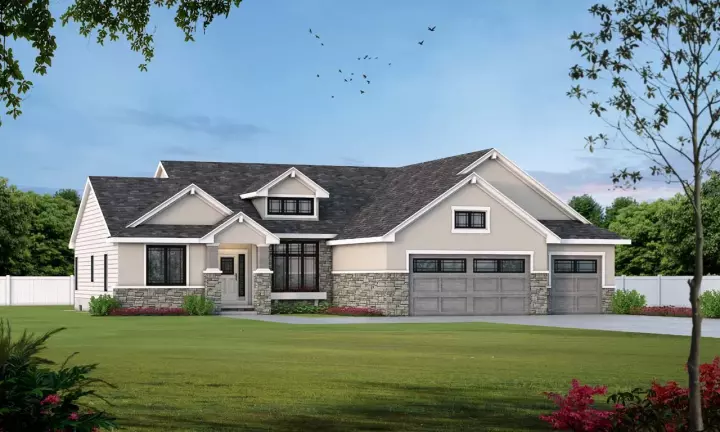 Traditional house plans 10-1910 - front exterior, 3,521 sq ft, 4 bed, 3 bath house plans | Monster House Plans
