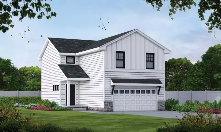 Modern Farmhouse house plans 10-1920 - front exterior, 1,822 sq ft, 3 bed, 2 bath house plans | Monster House Plans