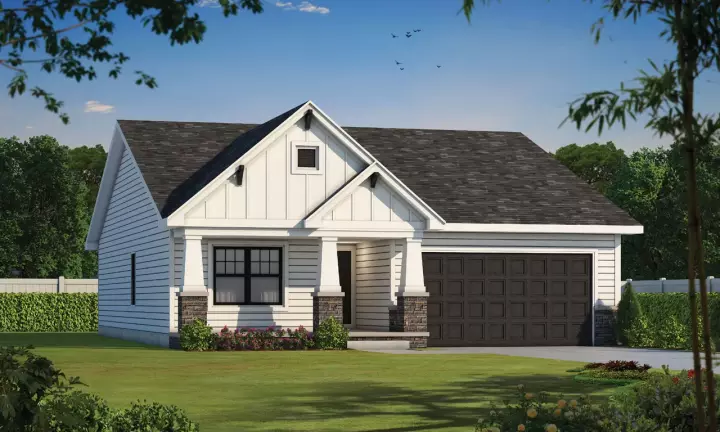 Modern Farmhouse house plans 10-1924 - front exterior, 1,664 sq ft, 2 bed, 2 bath house plans | Monster House Plans
