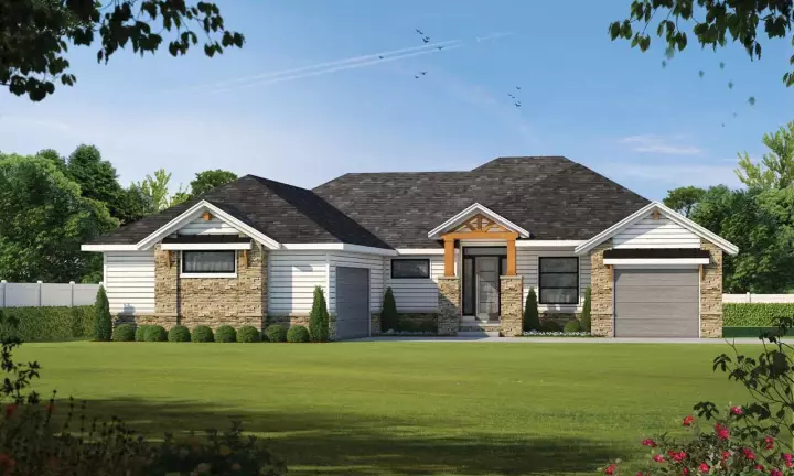 Craftsman house plans 10-1930 - front exterior, 3,636 sq ft, 4 bed, 3 bath house plans | Monster House Plans