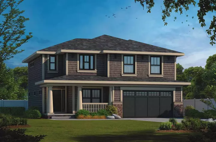 Craftsman house plans 10-1955 - front exterior, 2,321 sq ft, 4 bed, 2 bath house plans | Monster House Plans