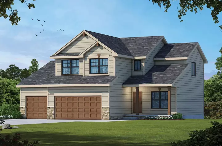 Traditional house plans 10-1964 - front exterior, 2,373 sq ft, 4 bed, 3 bath house plans | Monster House Plans