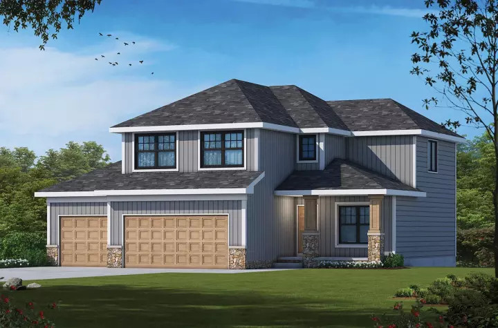 Traditional house plans 10-1966 - front exterior, 2,373 sq ft, 4 bed, 3 bath house plans | Monster House Plans