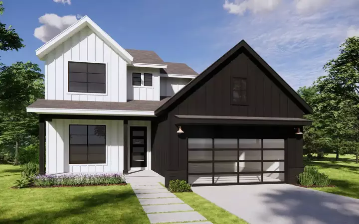 Modern Farmhouse house plans 10-1970 - front exterior, 2,077 sq ft, 3 bed, 2 bath house plans | Monster House Plans