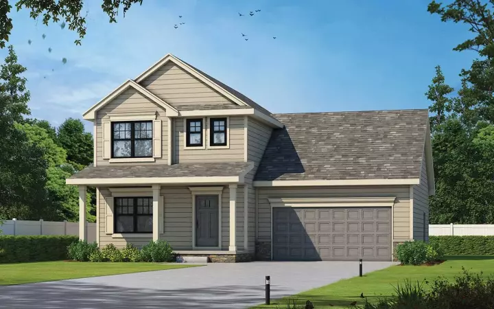 Traditional house plans 10-1991 - front exterior, 1,611 sq ft, 3 bed, 2 bath house plans | Monster House Plans