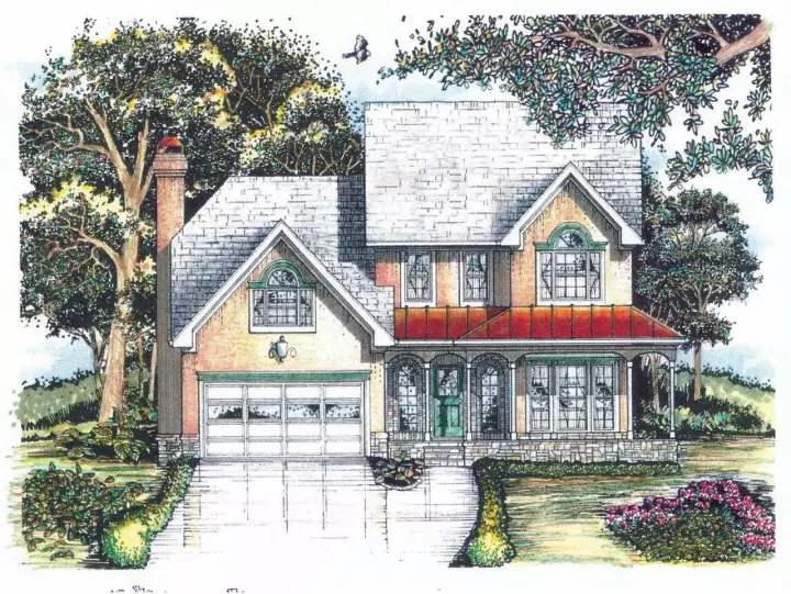 Country house plans 101-107 - front exterior, 2,714 sq ft, 3 bed, 2 bath house plans | Monster House Plans