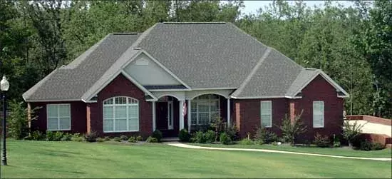Southern house plans 103-108 - front exterior, 2,293 sq ft, 4 bed, 2 bath house plans | Monster House Plans