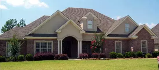 Southern house plans 103-109 - front exterior, 2,667 sq ft, 4 bed, 2 bath house plans | Monster House Plans