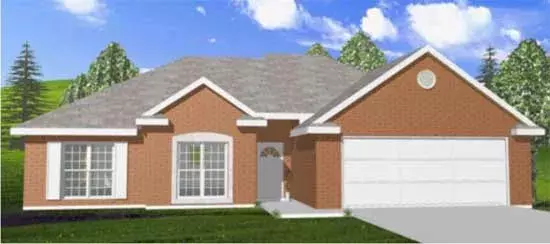 Traditional house plans 103-130 - front exterior, 1,527 sq ft, 3 bed, 2 bath house plans | Monster House Plans