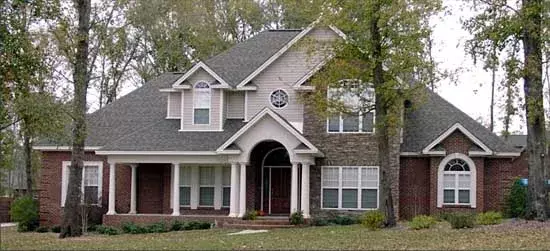 Traditional house plans 103-147 - front exterior, 3,089 sq ft, 4 bed, 3 bath house plans | Monster House Plans