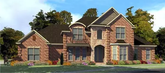 Southern house plans 103-149 - front exterior, 3,236 sq ft, 4 bed, 3 bath house plans | Monster House Plans