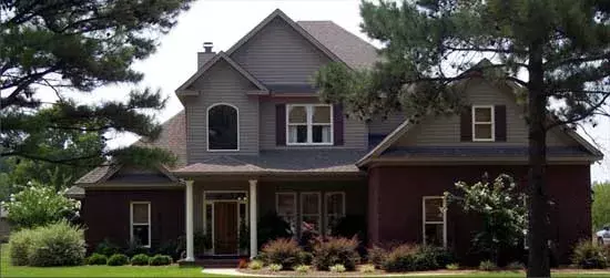 Traditional house plans 103-151 - front exterior, 3,098 sq ft, 4 bed, 2 bath house plans | Monster House Plans