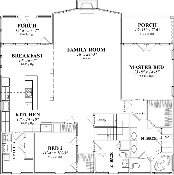 Main Floor Plan: 103-154