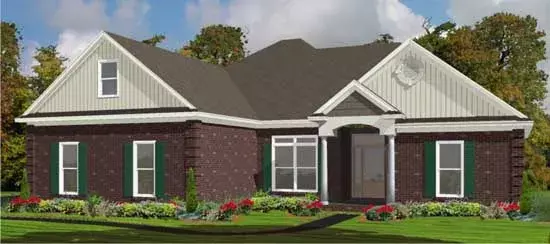 Traditional house plans 103-163 - front exterior, 1,889 sq ft, 3 bed, 2 bath house plans | Monster House Plans