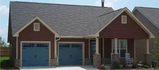 Craftsman house plans 103-196 - front exterior, 1,336 sq ft, 2 bed, 2 bath house plans | Monster House Plans