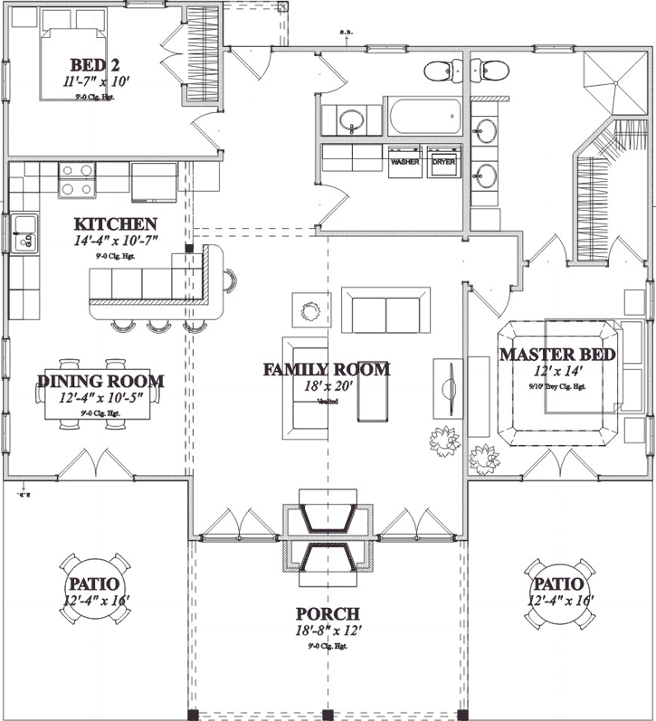 Main Floor Plan: 103-201