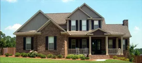 Traditional house plans 103-263 - front exterior, 2,606 sq ft, 4 bed, 3 bath house plans | Monster House Plans