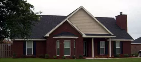 Traditional house plans 103-269 - front exterior, 1,935 sq ft, 3 bed, 2 bath house plans | Monster House Plans