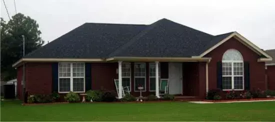 Traditional house plans 103-270 - front exterior, 1,442 sq ft, 3 bed, 2 bath house plans | Monster House Plans
