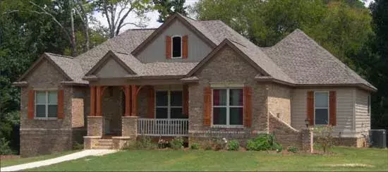Traditional house plans 103-295 - front exterior, 2,655 sq ft, 4 bed, 3 bath house plans | Monster House Plans