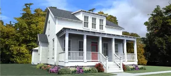 Southern house plans 103-348 - front exterior, 2,639 sq ft, 5 bed, 3 bath house plans | Monster House Plans