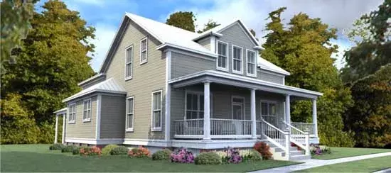 Country house plans 103-356 - front exterior, 2,713 sq ft, 4 bed, 3 bath house plans | Monster House Plans